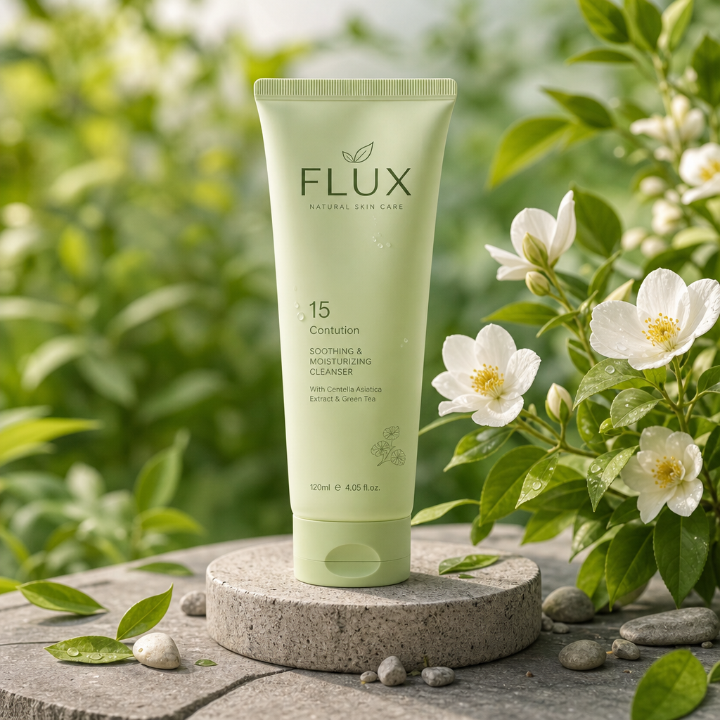 FLUX天然护肤品宣传图